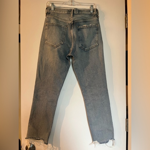 Agolde Riley High Rise Straight Crop in Curio - Picture 6 of 7